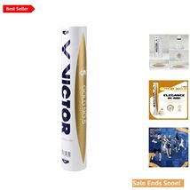 Boost Your Game with VICTOR 12-Pack Duck Feather Badminton Shuttlecocks ... - $71.23