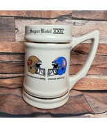 Vintage 1990 San Francisco 49ers Denver Broncos SuperbowlXXIV Ceramic St... - $23.01