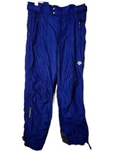 Descente Men 38 Blue Ski Snow Outdoor Adjustabl Waist Sport Pants Full S... - $68.31