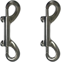 Snap Hooks Double Ended Bolt Snaps Trigger Snaps Clasp Buckle Trigger Cl... - £9.33 GBP