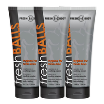 - Fresh Balls Lotion, 3.4 Fl Oz (3 Pack) | Anti-Chafing Men&#39;S Soothing Cream to  - £33.97 GBP