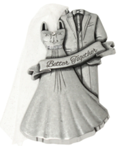 Gloria Duchin Better Together Couples Marriage Wedding Christmas Tree Ornament - £6.92 GBP