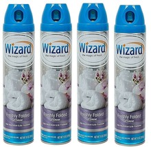 LOT 4 ~ Air Freshener Spray Scent Freshly Folded Linen Eliminates Odors ... - $29.70 CAD