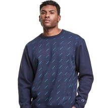 Champion Powerblend All Over Print Crew Sweatshirt - £15.14 GBP