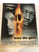 Kiss The Girls Vintage Print Ad Advertisement Morgan Freeman Ashley Judd pa14 - £5.34 GBP