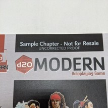 RARE Modern Roleplaying Game Core Rulebook Sample Chapter Uncorrected Proof - $235.22