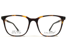 Lite Design Eyeglasses Frames LD-1007 M.TORTOISE Matte Tortoise 52-18-145 - £33.41 GBP
