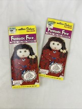 1992 Fantastic Face Iron-On Transfers Doll Face 6 Transfers Crystal Lot ... - $9.49