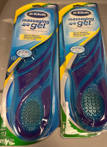 Dr. Scholls Men&#39;s Massaging Gel Shoe Insoles 2 Pairs Size 8-13 - $20.90