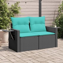  Garden Sofa Black, Blue - $3,935.43 MXN