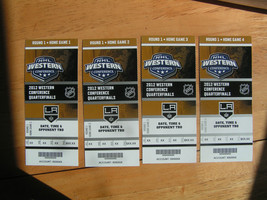 Los Angeles Kings 2011-12 Stanley Cup Quarterfinals Unused Ticket Lot 4 - $14.77