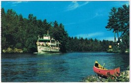 Postcard MV Argyle II Leaving Kenora Lake Of The Woods Ontario - £2.31 GBP