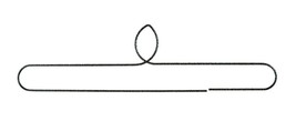 Classic Motifs 12 Inch Single Leaf Split Bottom Craft Holder - $6.95