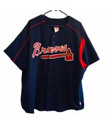 Vtg. ATLANTA BRAVES Majestic Authentic Baseball Jersey Made in USA Size 2X - $1,444.33 MXN