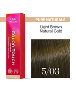 Wella Professionals Color Touch Hair Color - 5/03 Light Brown/Natual Gold - $36.67 CAD