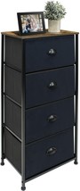 Sorbus Dresser w/ 4 Drawers - Farmhouse Furniture Storage Organizer for Bedroom - £80.21 GBP