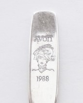 Collector Souvenir Spoon Avon 1988 Victorian Woman High Neck Collar Bonnet - £3.92 GBP