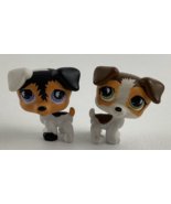 Littlest Pet Shop #803 #804 Jack Russell Terrier Dog Puppy Animal Figure... - $34.60