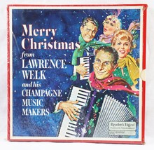 VINTAGE Merry Christmas From Lawrence Welk 4 LP Box Set LP Vinyl Record Album - £15.50 GBP