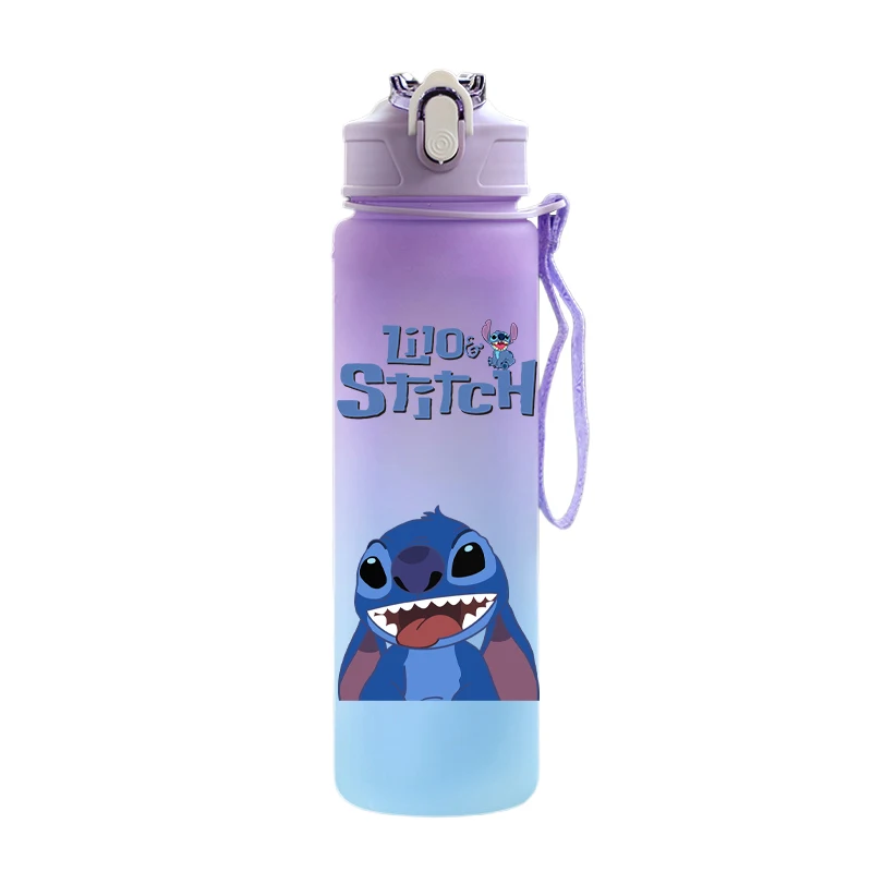 750ml Water Bottle Disney Lilo Stitch Anime Cartoon Large Capacity -21649 - $243.28 MXN