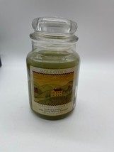 Yankee Candle Country Classics Sage &amp; Citrus Glass Jar Candle 22 Oz - £18.97 GBP