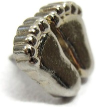 Barefoot In The Sand Tie Pin Tack Lapel Pin Silver Tone Hat Collectable - £7.90 GBP