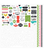 Illustrated Faith Christmas Collection 12 X 12 Cardstock Stickers Fundam... - $593.06 MXN