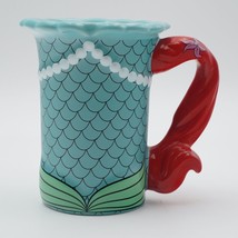 Authentic Original Disney Parks Little Mermaid Ariel Ceramic Mug 10 oz Thailand - £17.40 GBP