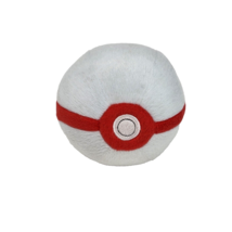 Tomy Pokemon Poke Ball Red White Stuffed Animal Plush Toy Gotta Catch Em All - £11.18 GBP