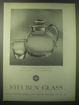 1948 Steuben Martini Mixer and Cocktail Glass Advertisement - £14.61 GBP