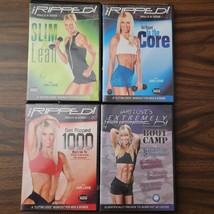 Jari Love Get Ripped  DVD Lot To the Core, Slim &amp; Lean, 1000, Boot Camp Workout - £17.58 GBP