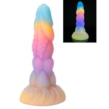 Dragon Dildo, Realistic Thick Monster Dildo With Suction, 8.1Inch Pink Silicone  - £36.33 GBP