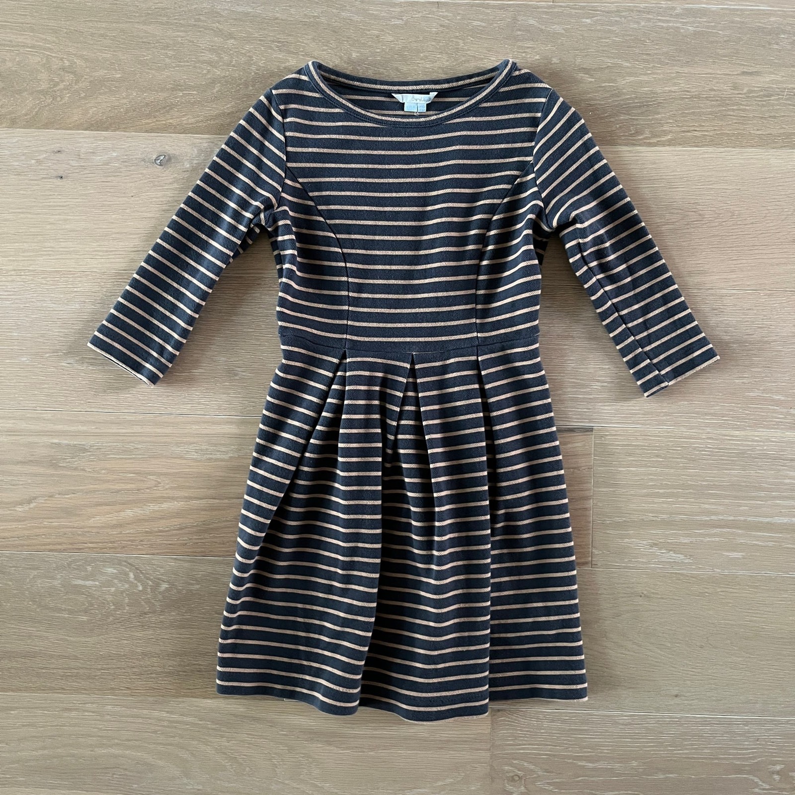 Primary image for Boden Women's LouLou Striped Textured Skater Dress sz 6 Petite