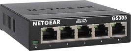 5 Port Gigabit Ethernet Unmanaged Switch GS305 Home Network Hub Office E... - £26.04 GBP