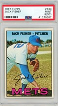1967 Topps Jack Fisher #533 PSA 9 (OC) P1324 - £38.66 GBP