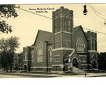German Methodist Church Pekin Illinois W Blenkiron Albertype Postcard 1910 - $14.87