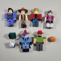 ROBLOX Figure Lot of 6 With Accessories Security Guard Keith Quenty Runway - £12.01 GBP
