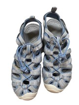 Keen Whisper Waterproof Sport Hiking Water Sandals Shoe 7 37.5 Blue Grey 1017357 - £27.66 GBP