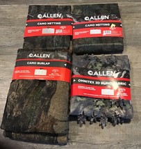 LOT 4 Allen Camo Netting Burlap Omnitel 3 D Blind Fabric Camouflage Solu... - $53.90