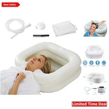 Inflatable Shampoo Basin for Bedside - Ideal for Bedridden &amp; Mobility-Li... - $37.57