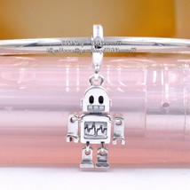 2022 Summer Release 925 Sterling Silver Bestie Bot Robot Dangle Charm  - £12.68 GBP