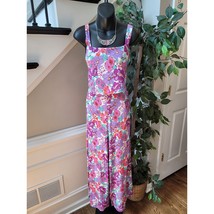 SHEIN Romper Women 8/10 Multicolor Floral Sleeveless Summer Casual Boho - $27.72