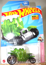 2023 Hot Wheels #8 Sweet Rides 1/5 DESSERT DRIFTER Jello Green w/Chrome 5 Spokes - £5.86 GBP