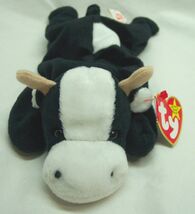 VINTAGE 1993 TY Beanie Baby DAISY THE COW 9" Bean Bag Stuffed Animal NEW - $14.85
