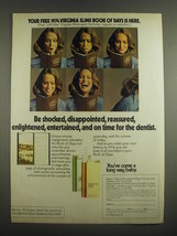 1973 Virginia Slims Cigarettes Advertisement - £14.56 GBP