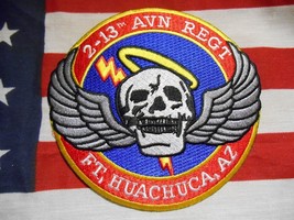 US ARMY 2-13TH AVIATION REGIMENT FT. HUACHEUCA, AZ  POCKET PATCH 4 1/8&quot; - $8.00