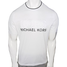 Nwt Michael Kors Msrp $58.99 Men&#39;s White Crew Neck Short Sleeve T-SHIRT S M L - £21.50 GBP