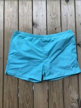 Hobie Shorts Mens Sz 3X 50-52 Swim Trunk White Drawstring VTG Aqua Green 70s 80s - £27.99 GBP