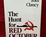 The Hunt for Red October Tom Clancy HC Book First Edition Naval Institut... - $29.65