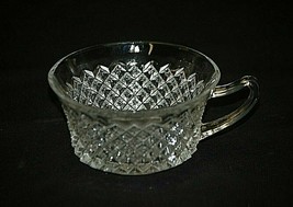 Old Vintage Miss America Clear by Anchor Hocking 2-1/8 Flat Cup Depression Glass - £10.15 GBP